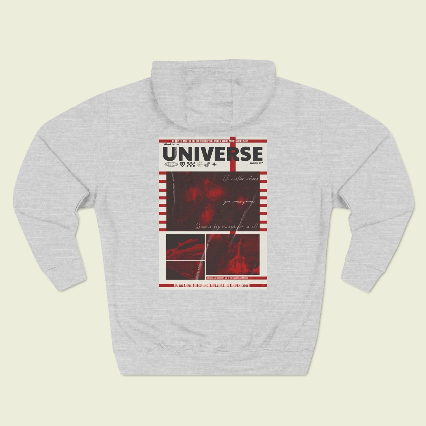 Space Exploration Premium Fleece Hoodie