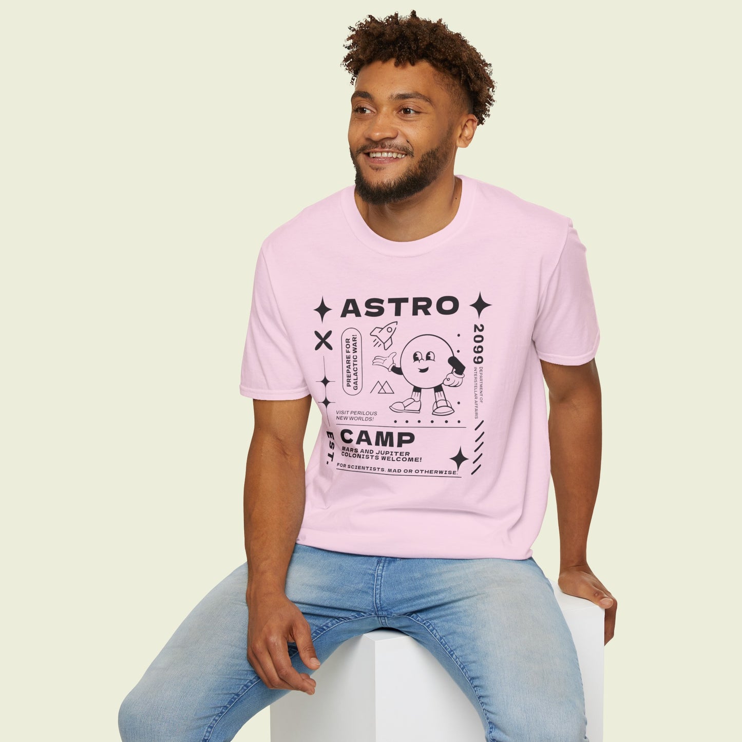 Astro Camp - Retro Softstyle Tee