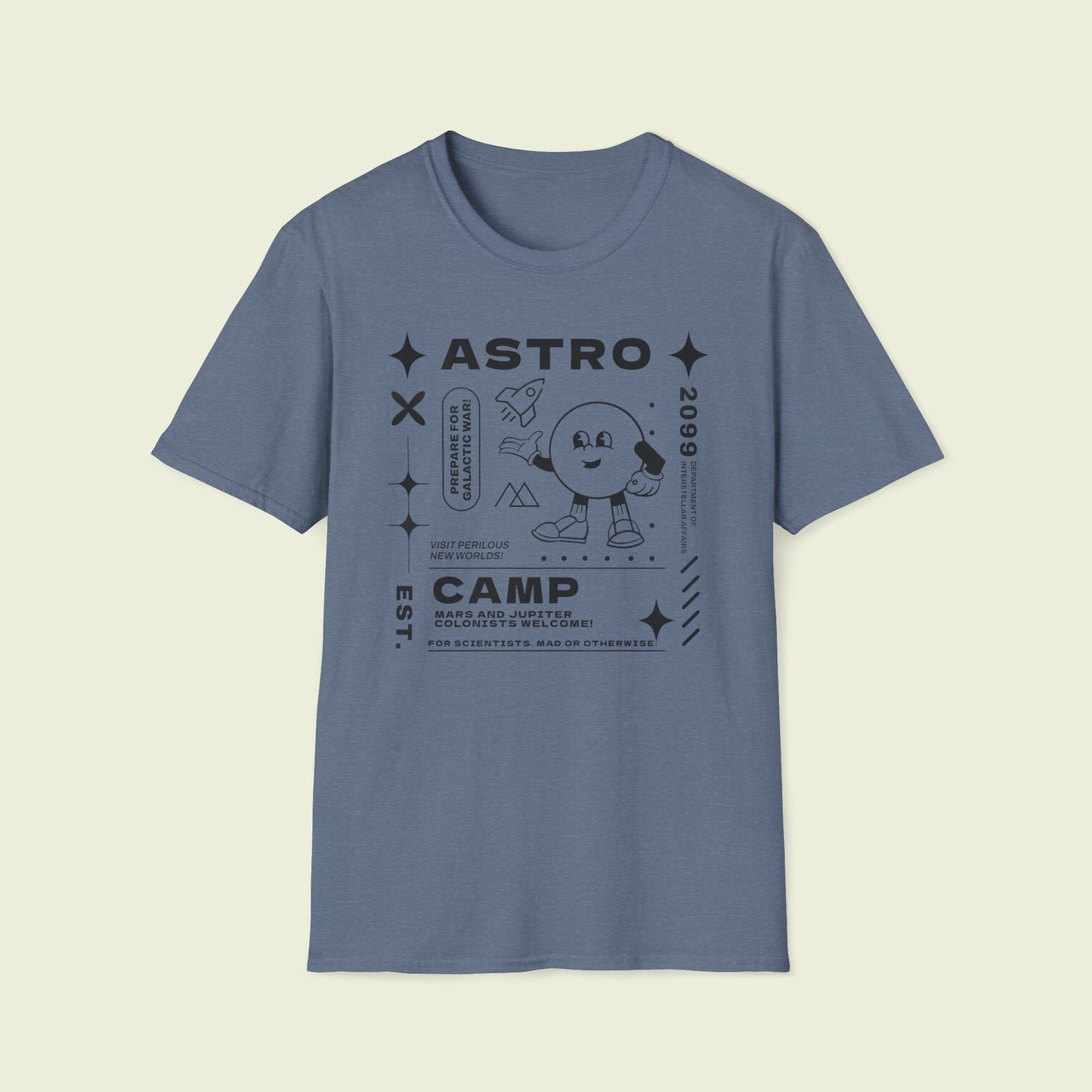 Astro Camp - Retro Softstyle Tee