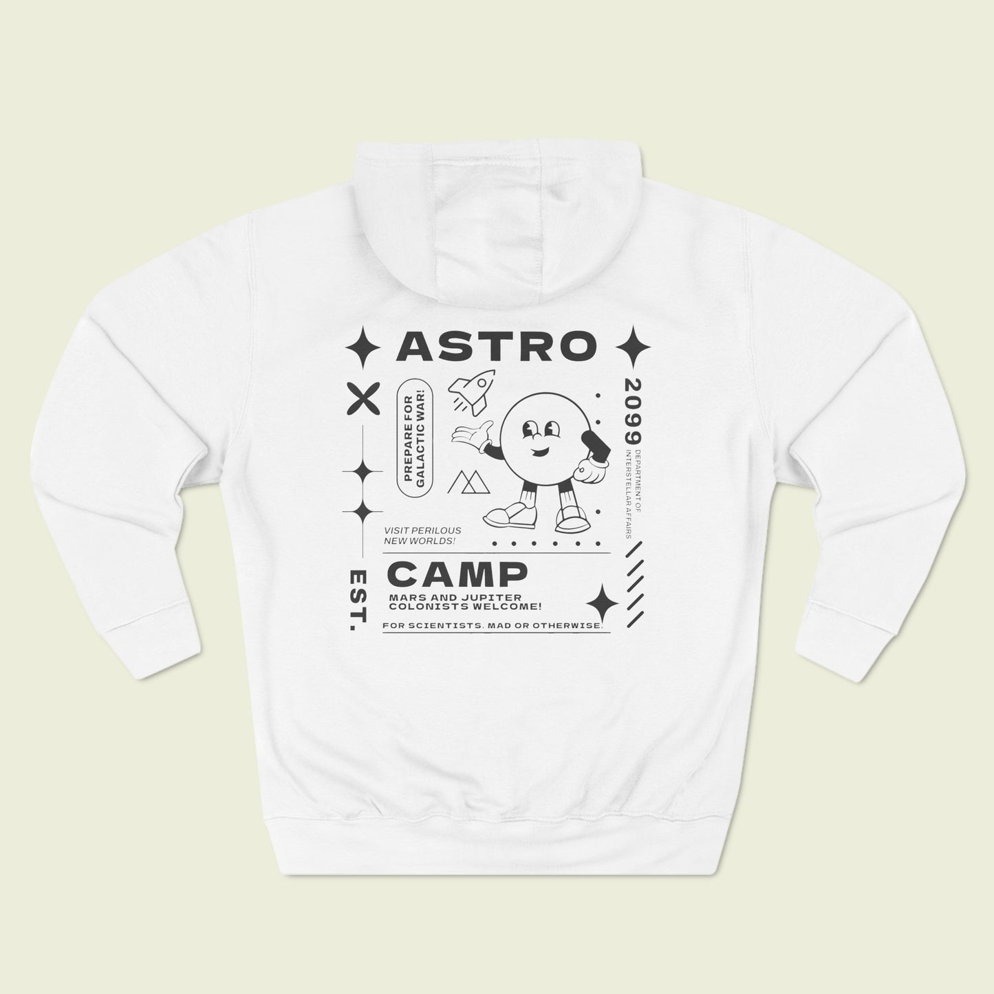 Astro Camp Premium Fleece Hoodie