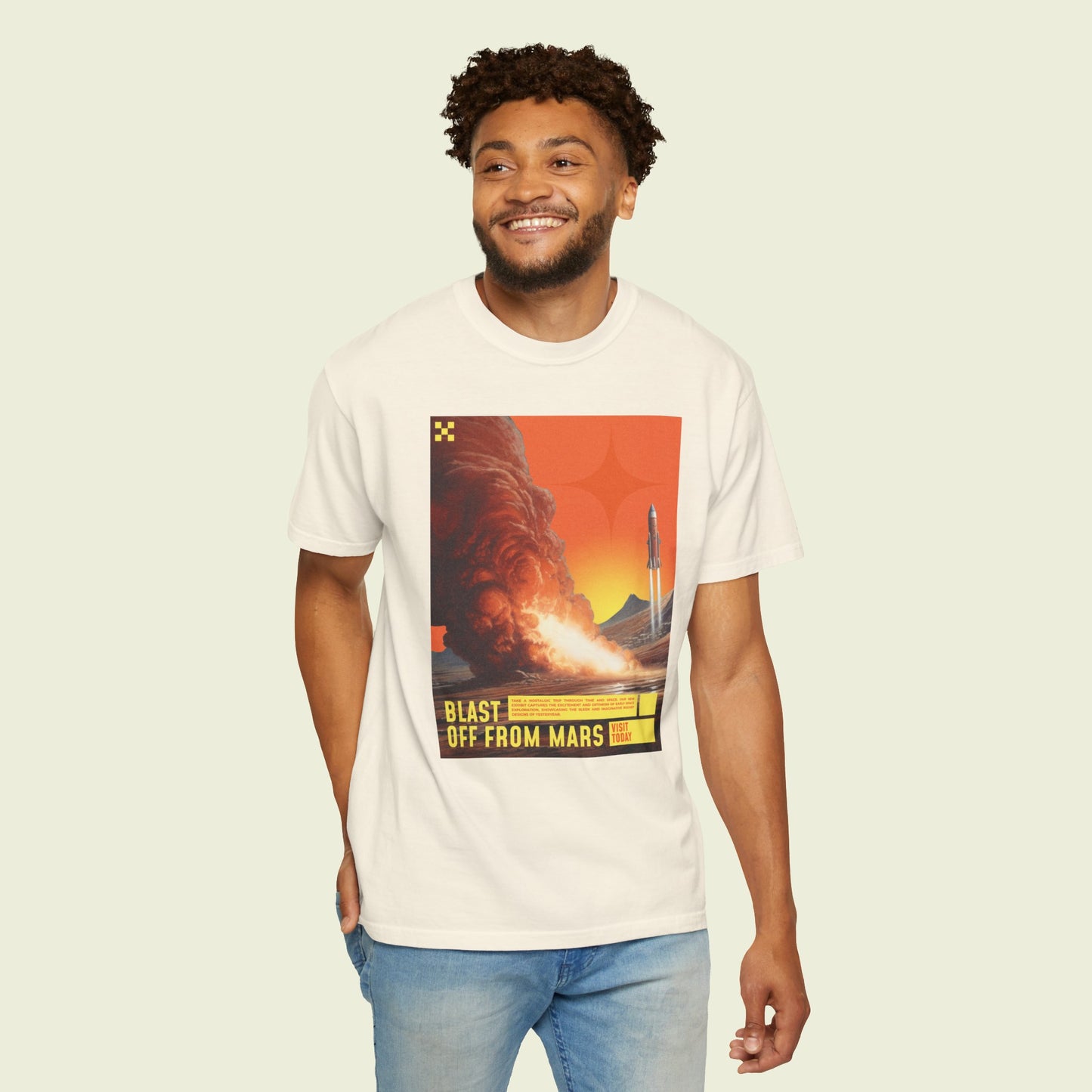 Retro Mars Tourism Tee