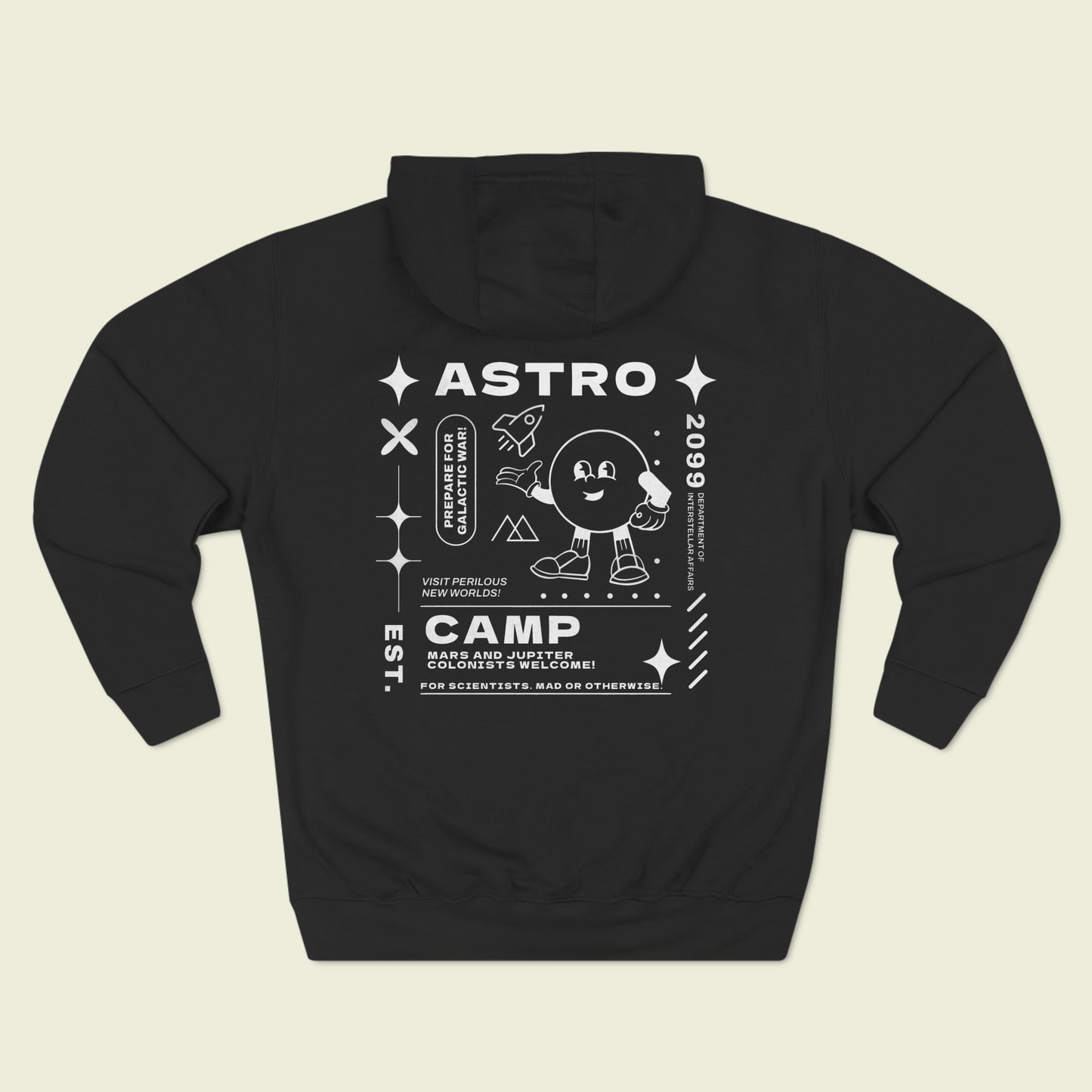 Astro Camp Premium Fleece Hoodie