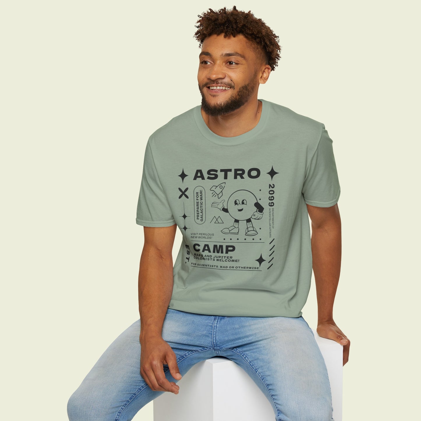 Astro Camp - Retro Softstyle Tee