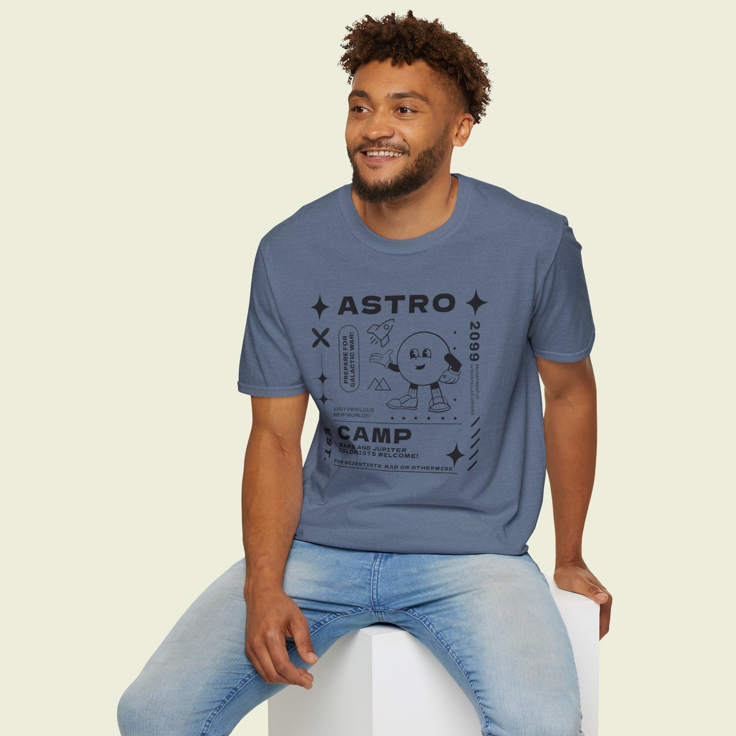 Astro Camp - Retro Softstyle Tee